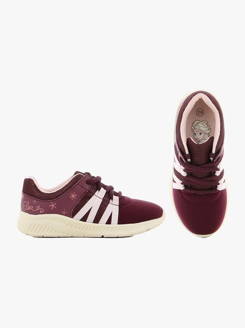 Disney Frozen Sneakers, Burgundy