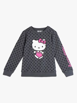 Hello Kitty Tröja, Mörkgrå