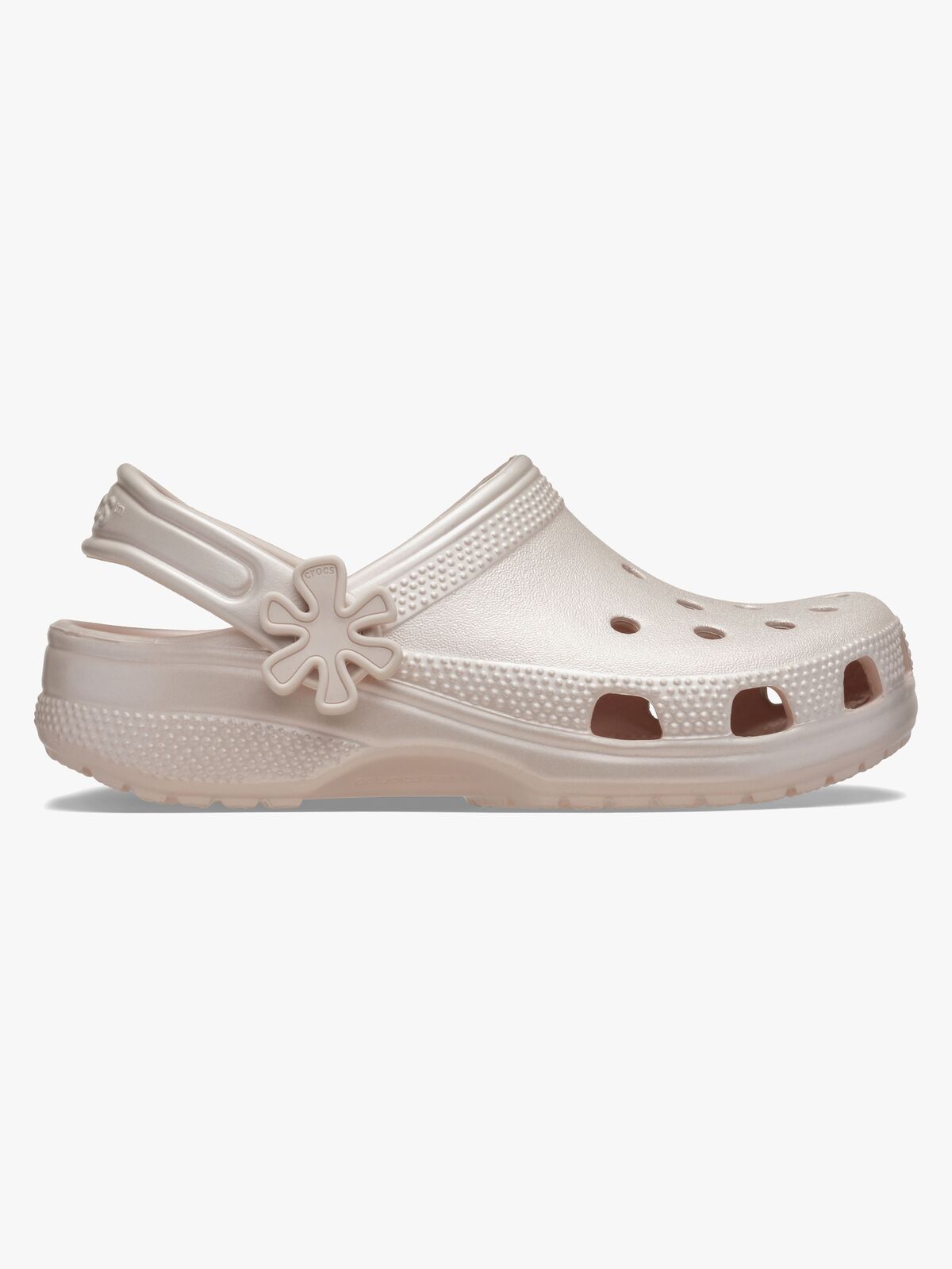 Crocs Classic Pearl Shine Tofflor, Quartz
