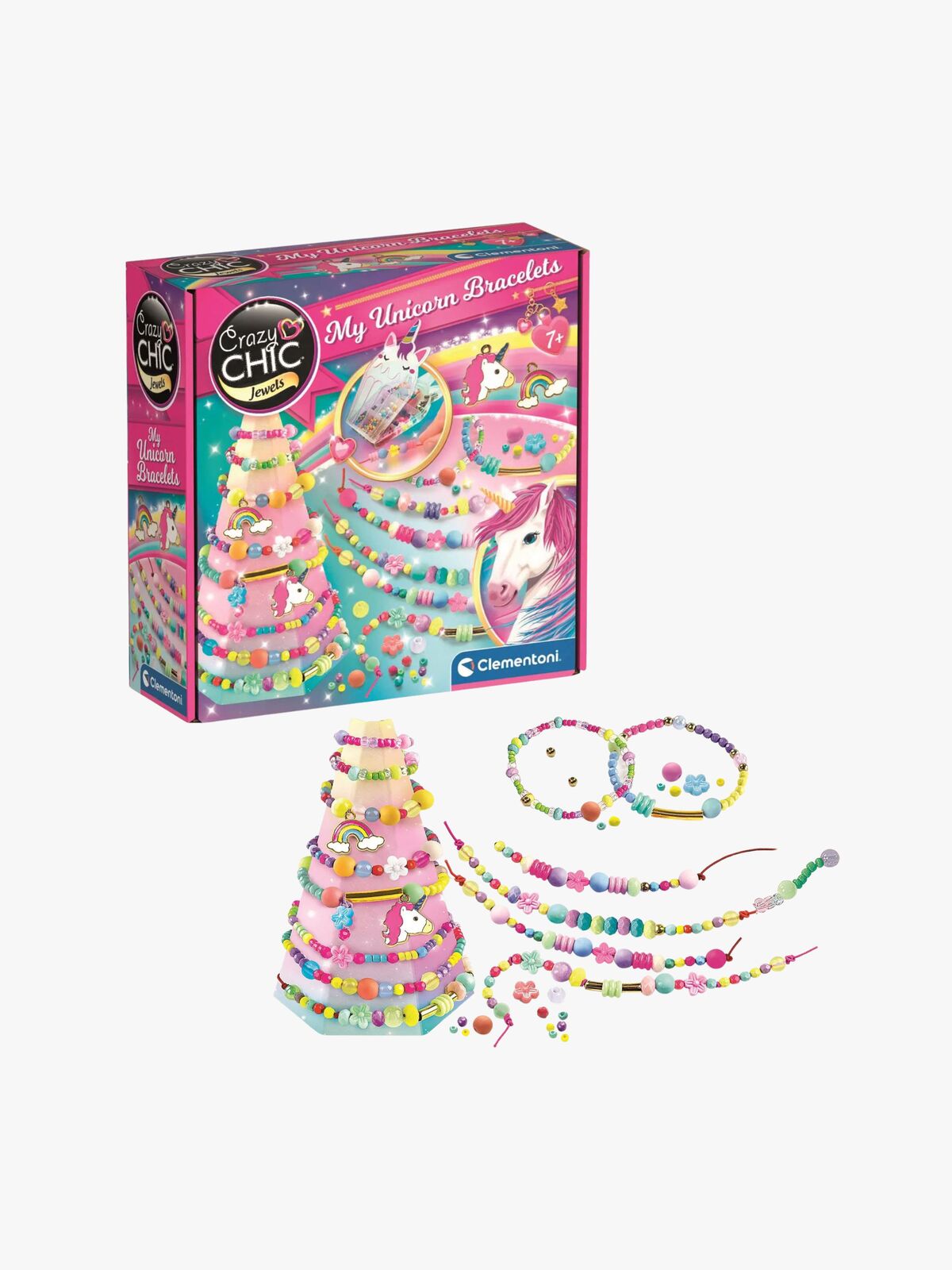 Clementoni Crazy Chic Pysselset Glow in the dark