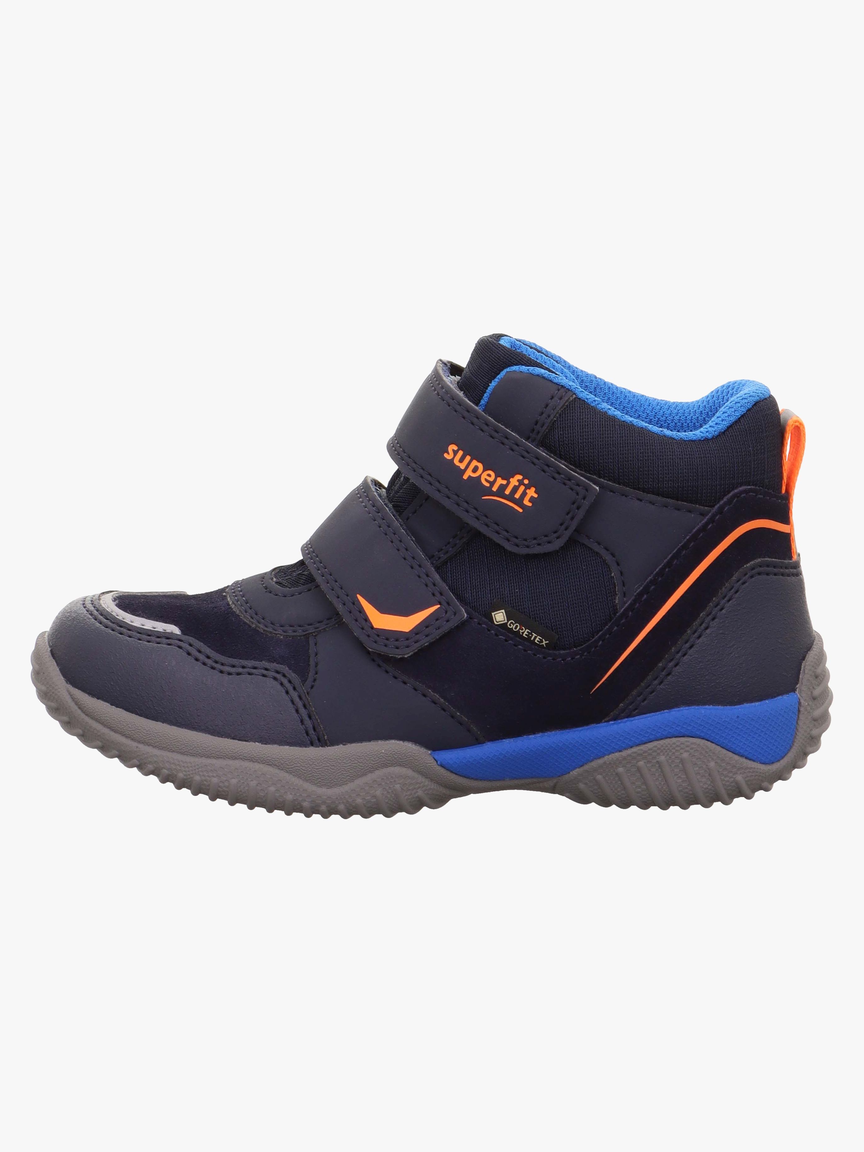 Storm GTX Vattentäta Mid Sneakers, Blå/Orange, 40
