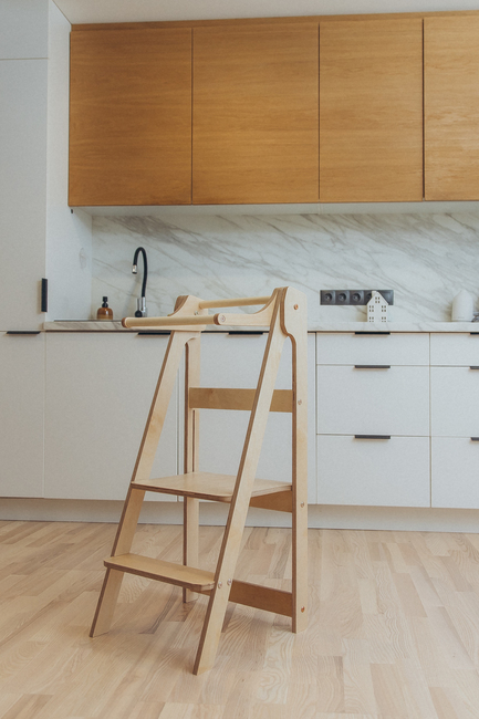 Duck Woodworks Hopfällbar Hjälpa Till Pall, Natur