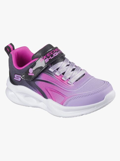 Skechers Sola Glow  Blinkande Sneakers, Black