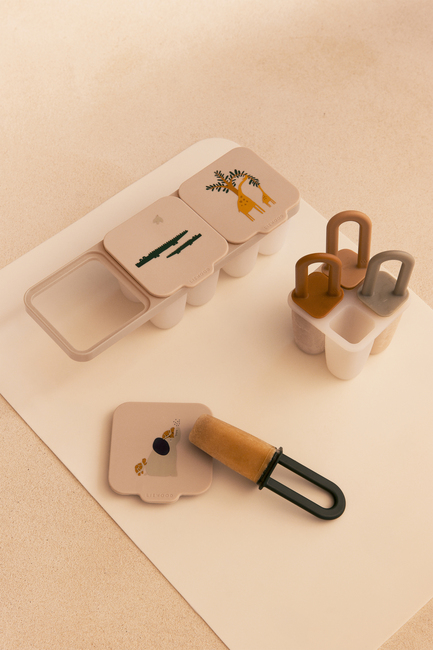 LIEWOOD Kaimen Mat- & Isglassbricka, All together/Sandy