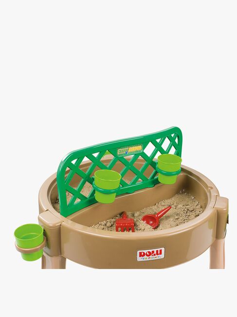 Dolu Gardening, Sand, Water, Creativity 4-i-1 Lekbord, Brun