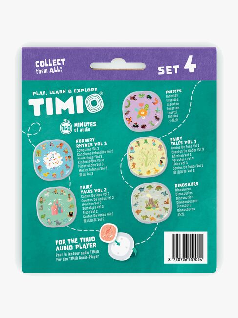 TIMIO Skivpaket 4, Ramsor Sagor & Djur 5-i-1