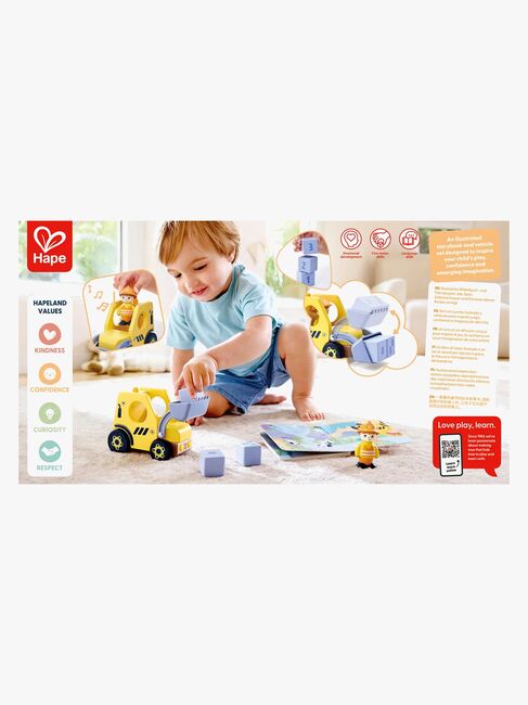 Hape Sagobok med Lekset The Buzzing Bulldozer