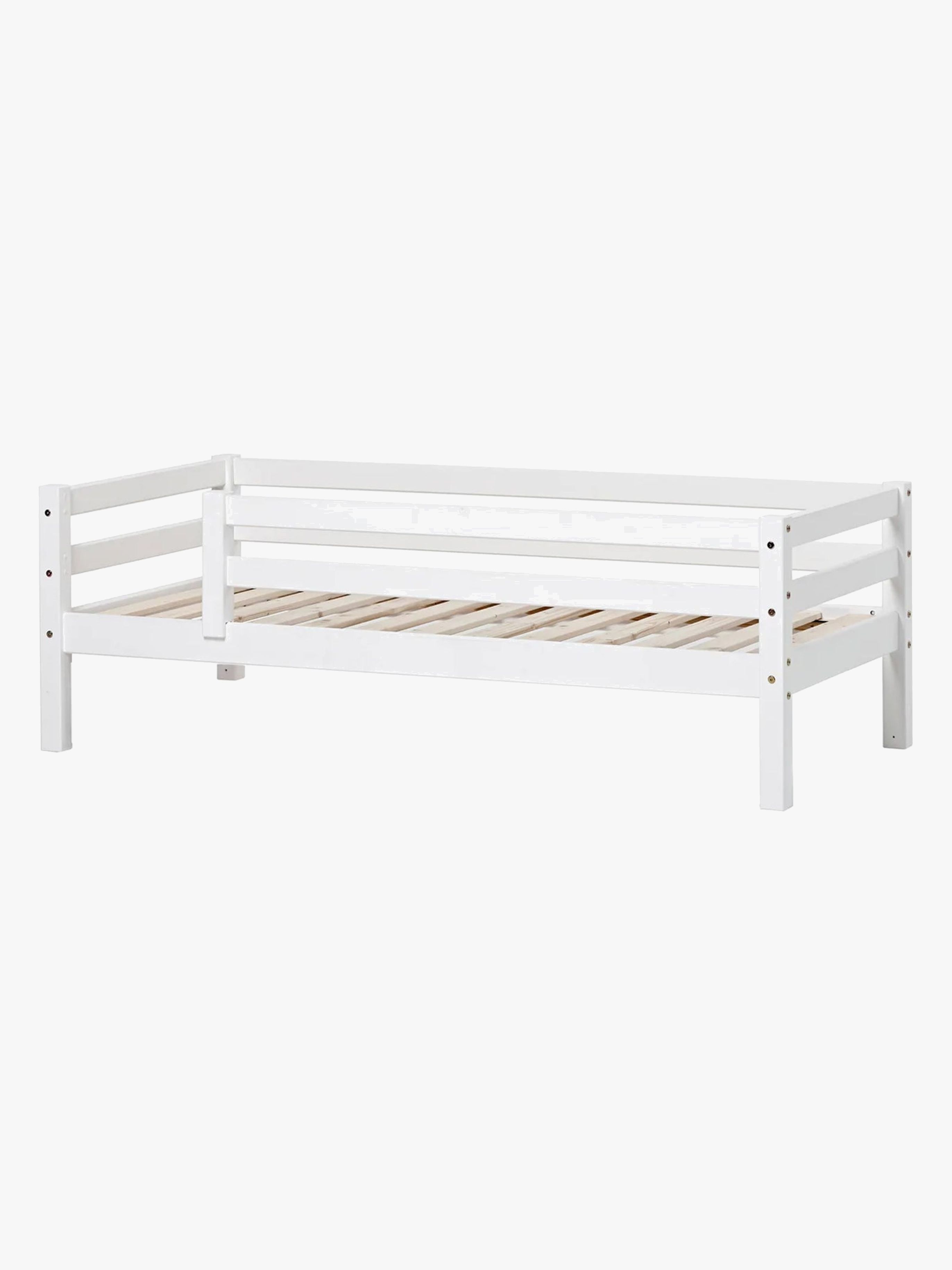Hoppekids ECO Dream Juniorsäng med Säkerhetsskena 70x160, Vit, Barnsäng, Juniorsäng