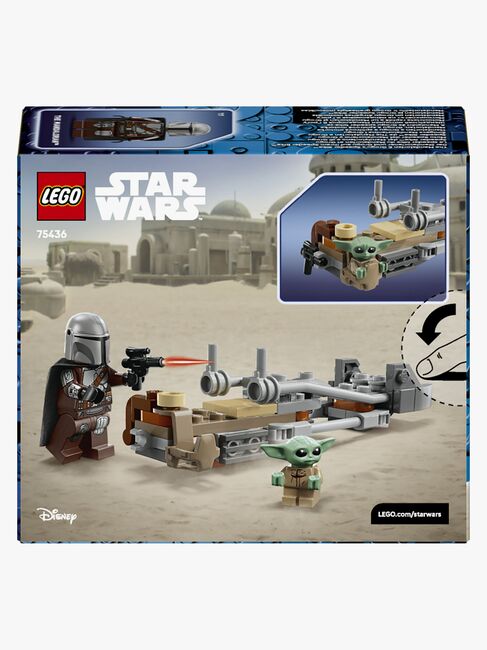 LEGO Star Wars 75436 The Mandalorian & Grogu's Speeder Bike