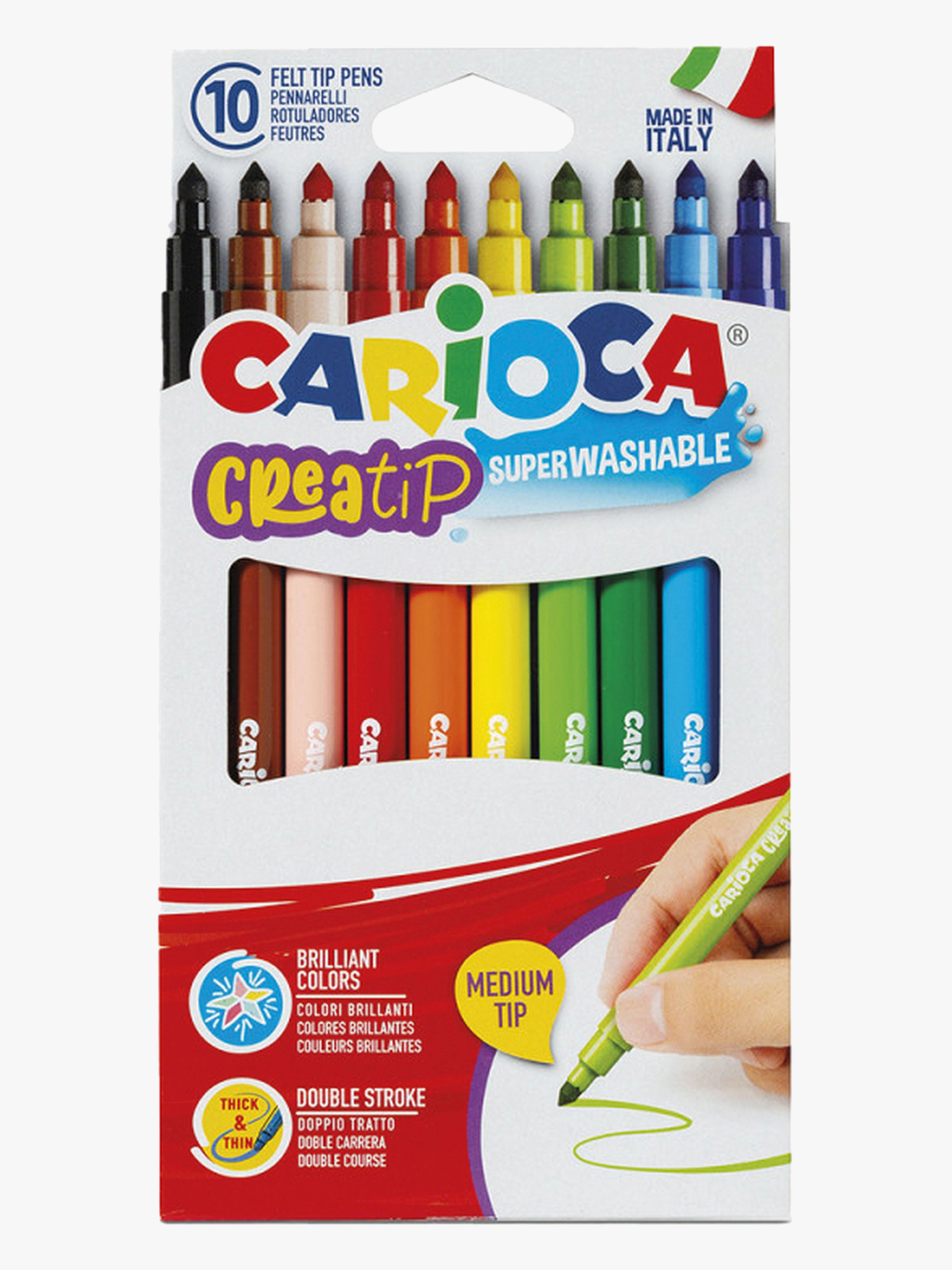 Carioca Fiberpennor Creatip 10-Pack