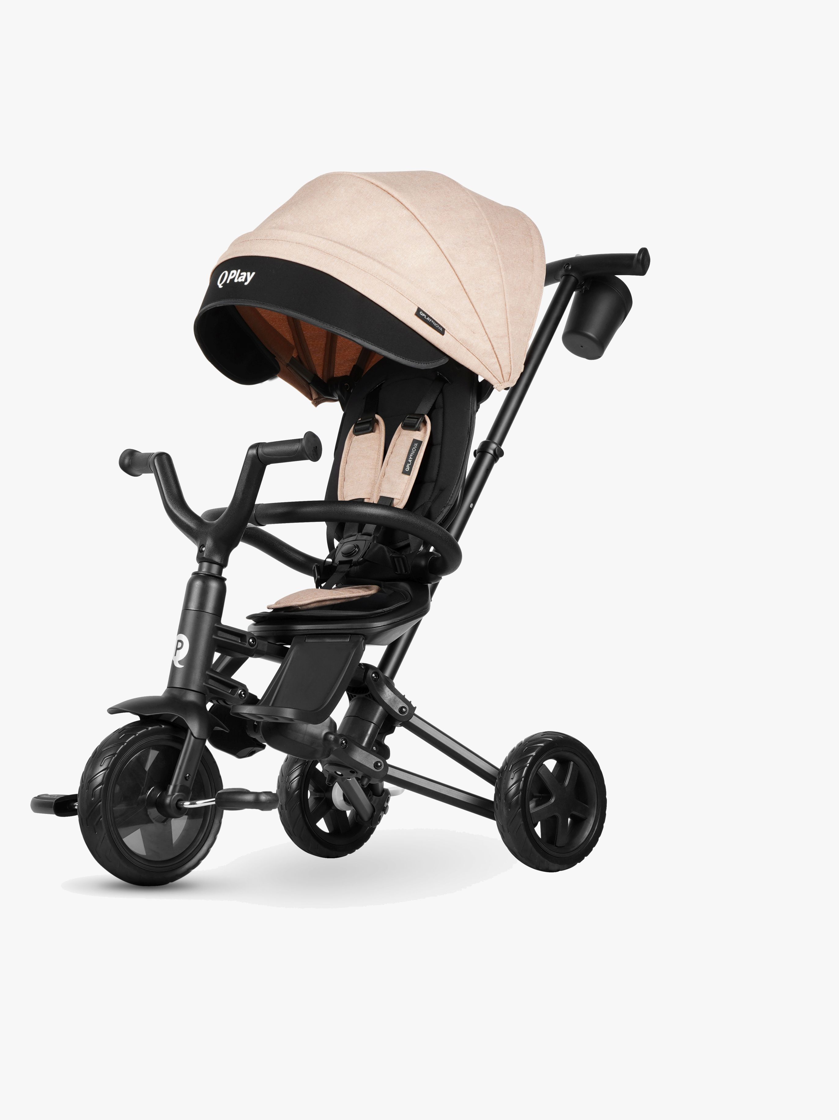 Qplay Nova Niello 6-i-1 Trehjuling, Khaki