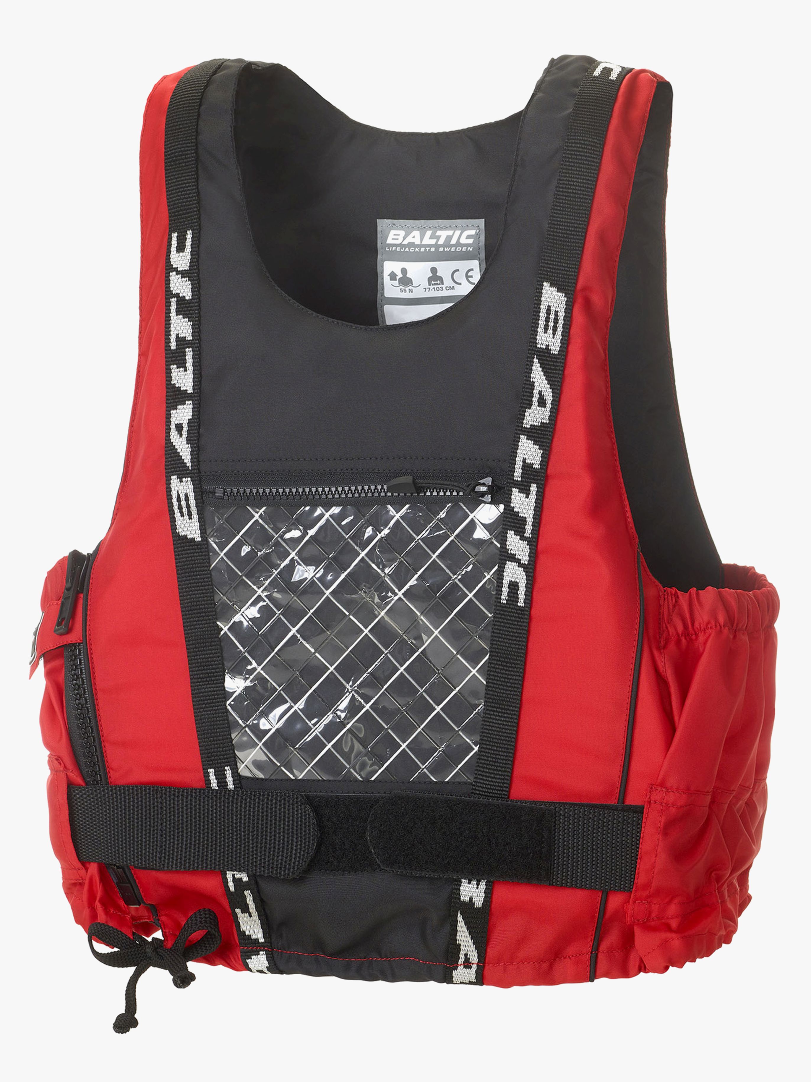 Baltic Flytväst Dinghy Pro 40-50 kg, Röd/Svart