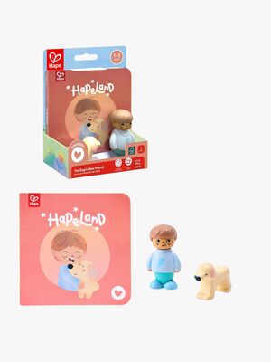 Hape Sagobok med Lekset The Dog's New Friend