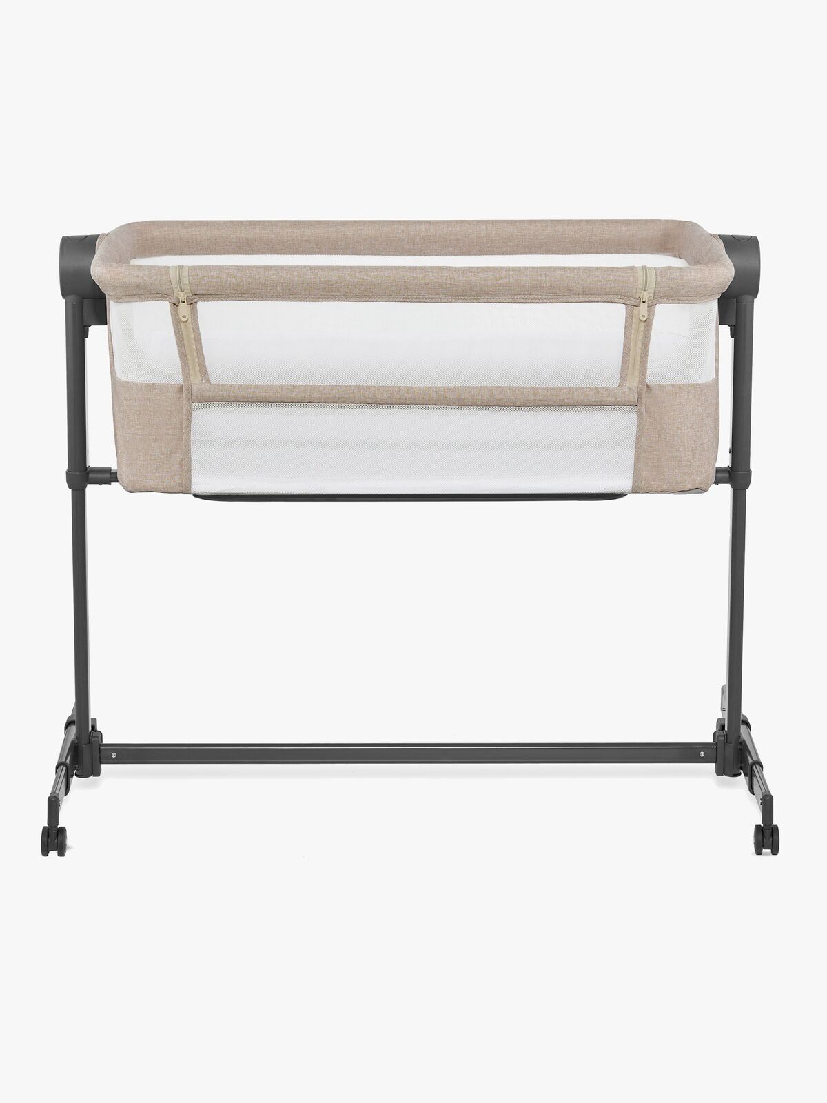 Kinderkraft Nestee Up 2 Bedside Crib, Beige