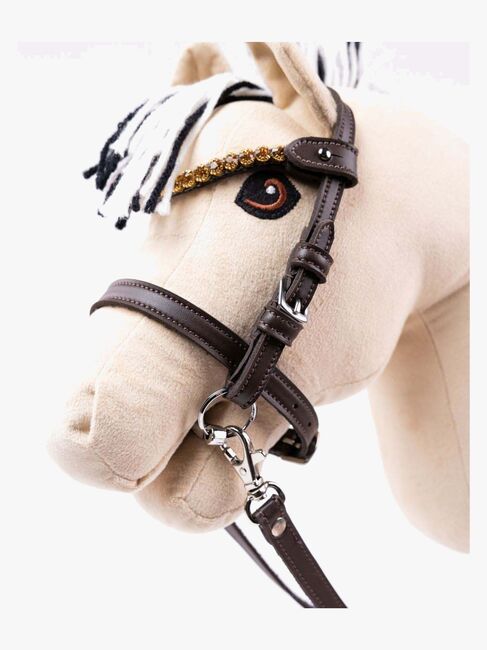 My Hobby Horse Träns med Guldstenar, Brun