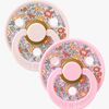 BIBS x Liberty Colour Oscar Meadow Napp 2-Pack Latex Stl 2, Petal Mix