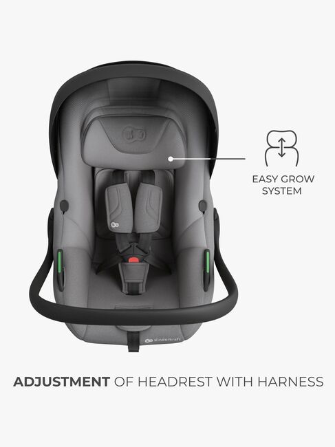 Kinderkraft I-LITE Babyskydd inkl. ENDURA SAFE FX Bas, Grey