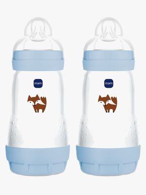 MAM Easy Start Nappflaska Anti-kolik 260 ml 2-Pack, Blå