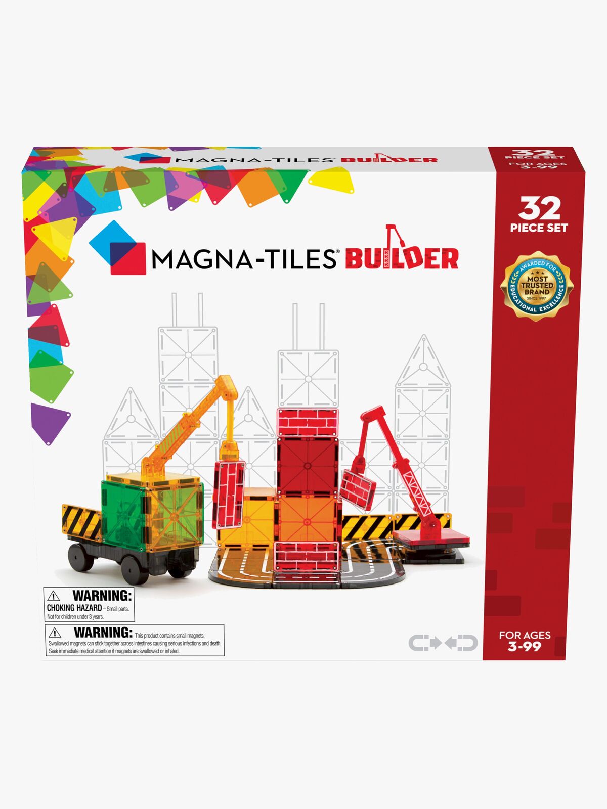 MAGNA-TILES Byggare Byggsats 32 Delar
