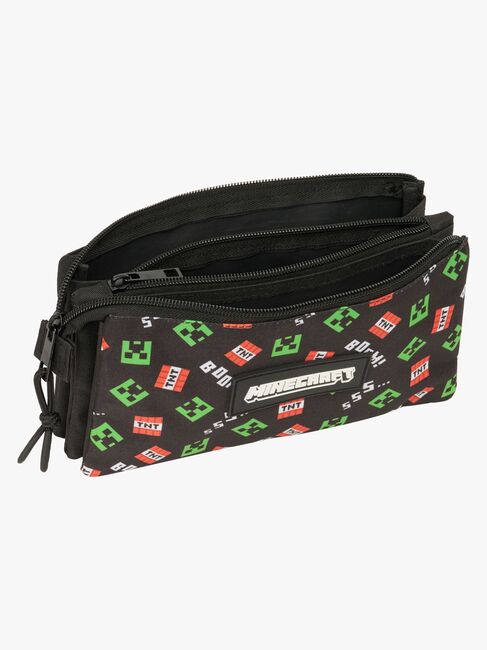 Minecraft Trippelpennfodral, Svart