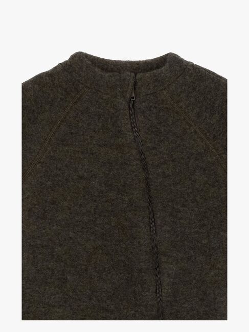 Mikk-Line Ulloverall Merino, Dark Brown Melange