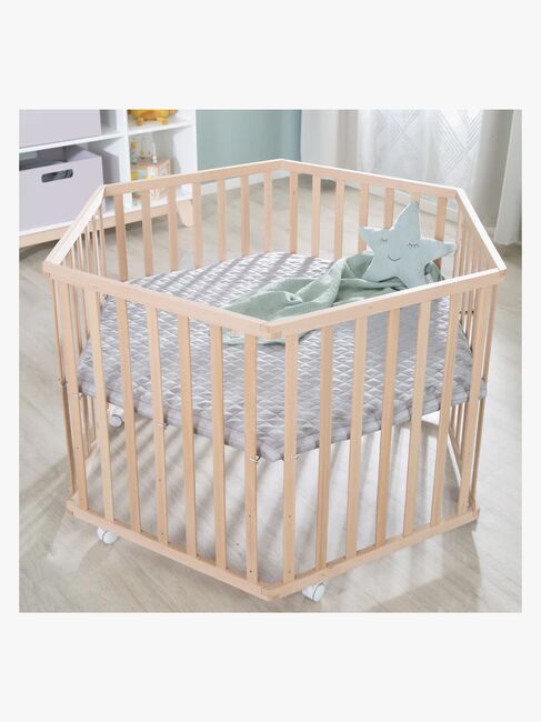 Roba Cosiplay Hexagon Lekhage med Hjul, Wood