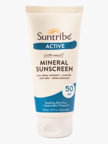 Suntribe Active Natural Mineral Solkräm SPF 50 100 ml