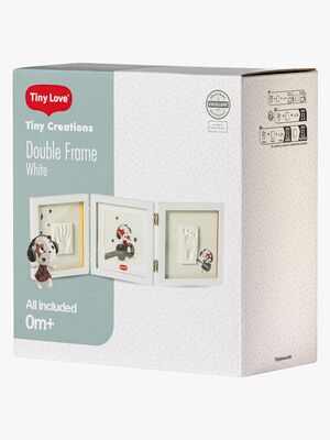 Tiny Love Babyprint Ram Handavtryck Dubbel, Vit
