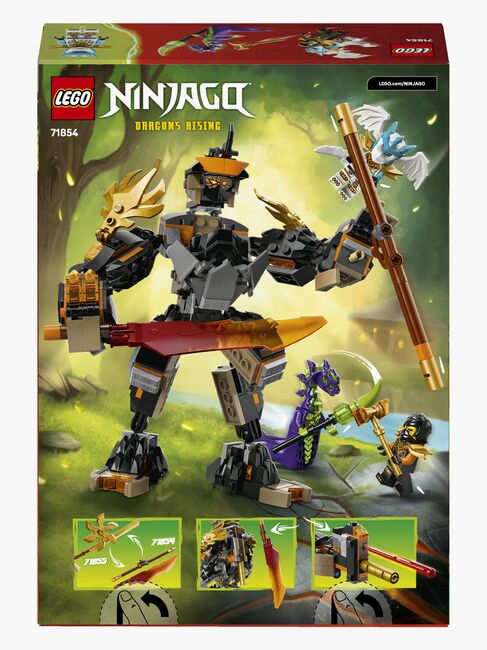 LEGO Ninjago 71854 Coles uppdragsrobot och Drak-Zane