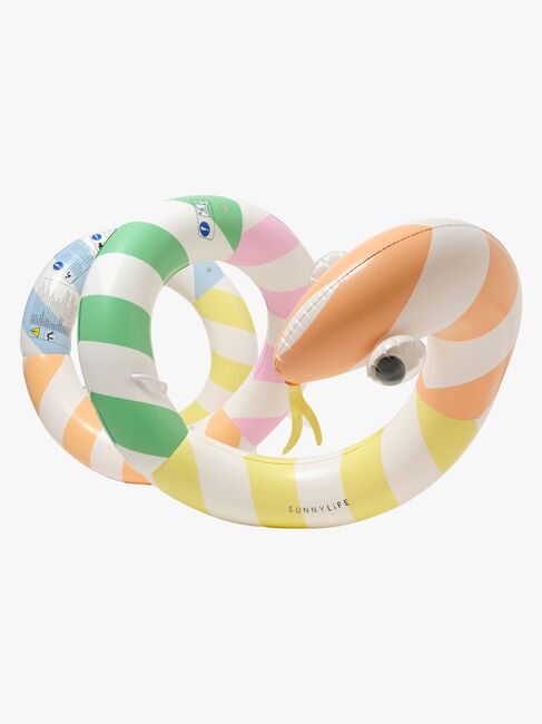 SUNNYLiFE  Stor Flytleksak, Poolside Sorbet Stripe