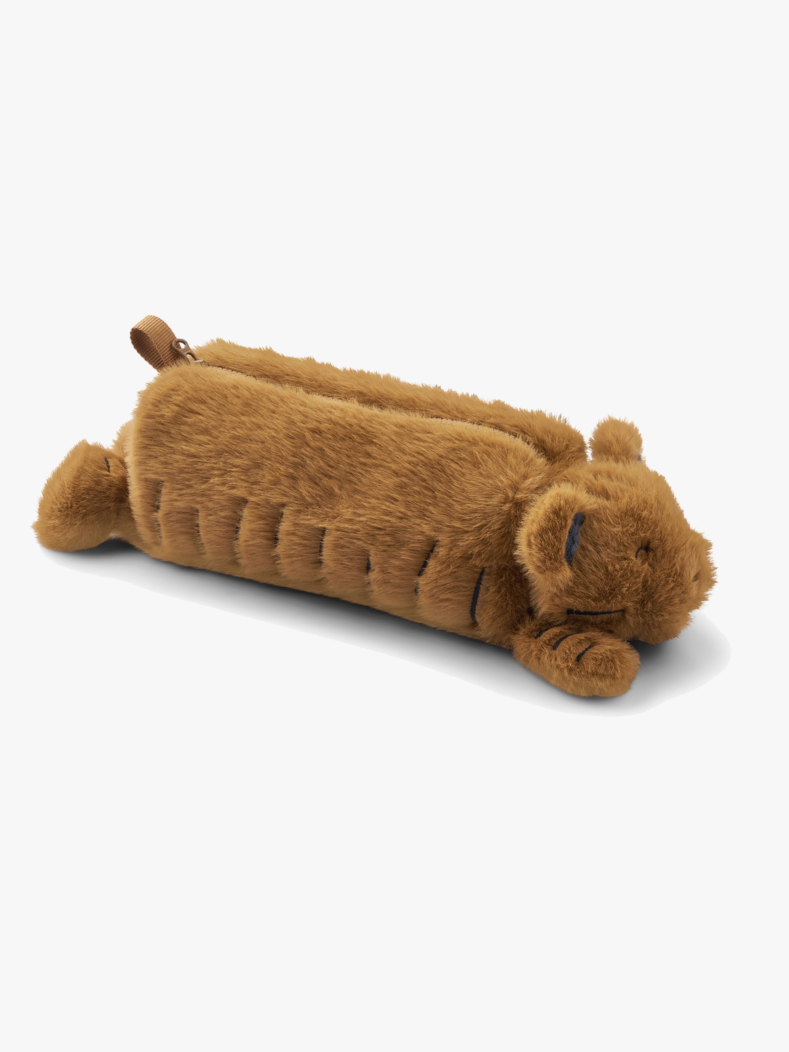 LIEWOOD Dalina Tiger Plush Pennfodral, Golden Caramel