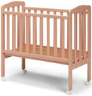 JLY Dream Bedside Crib, Dusty Pink