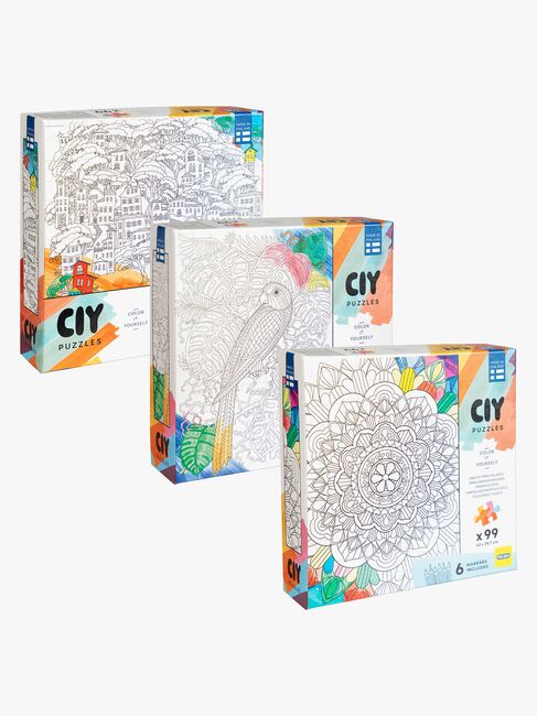 Peliko CIY Pussel med Filtpennor 99 Bitar Blandad