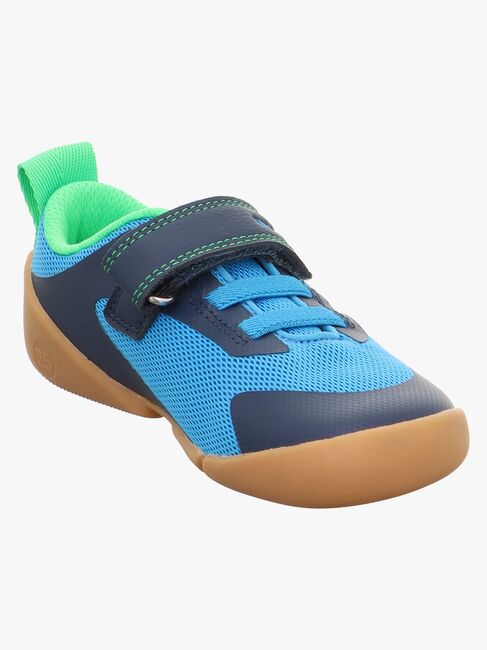Superfit Vento Barefoot Sneakers, Blå/Ljusgrön