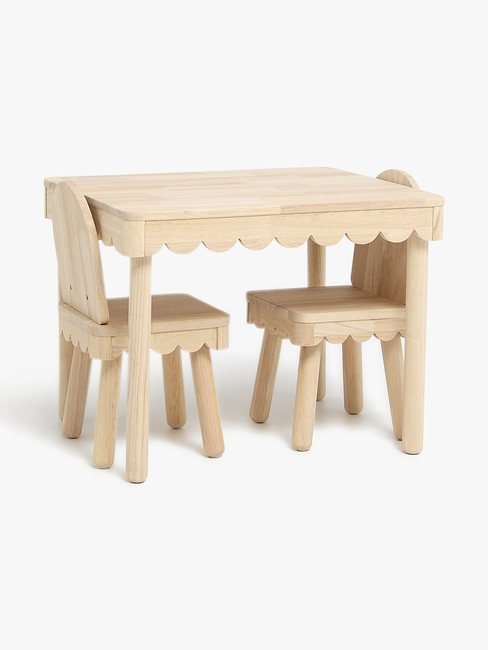 Alice & Fox Dune Bord & Stol, Natural Wood