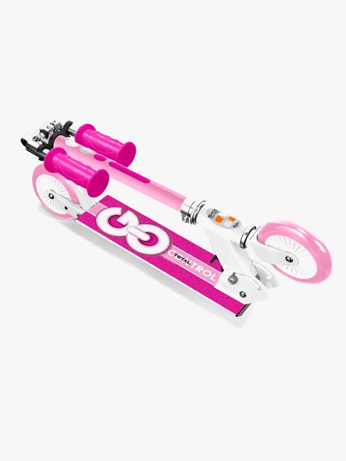 Skids Control Hopfällbar Sparkcykel, Rosa