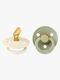BIBS Colour Napp 2-pack Latex Stl 1 Anatomisk, Ivory/Sage