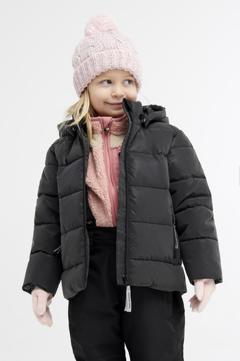 Nordbjørn Star Reflekterande Vinterjacka, Svart