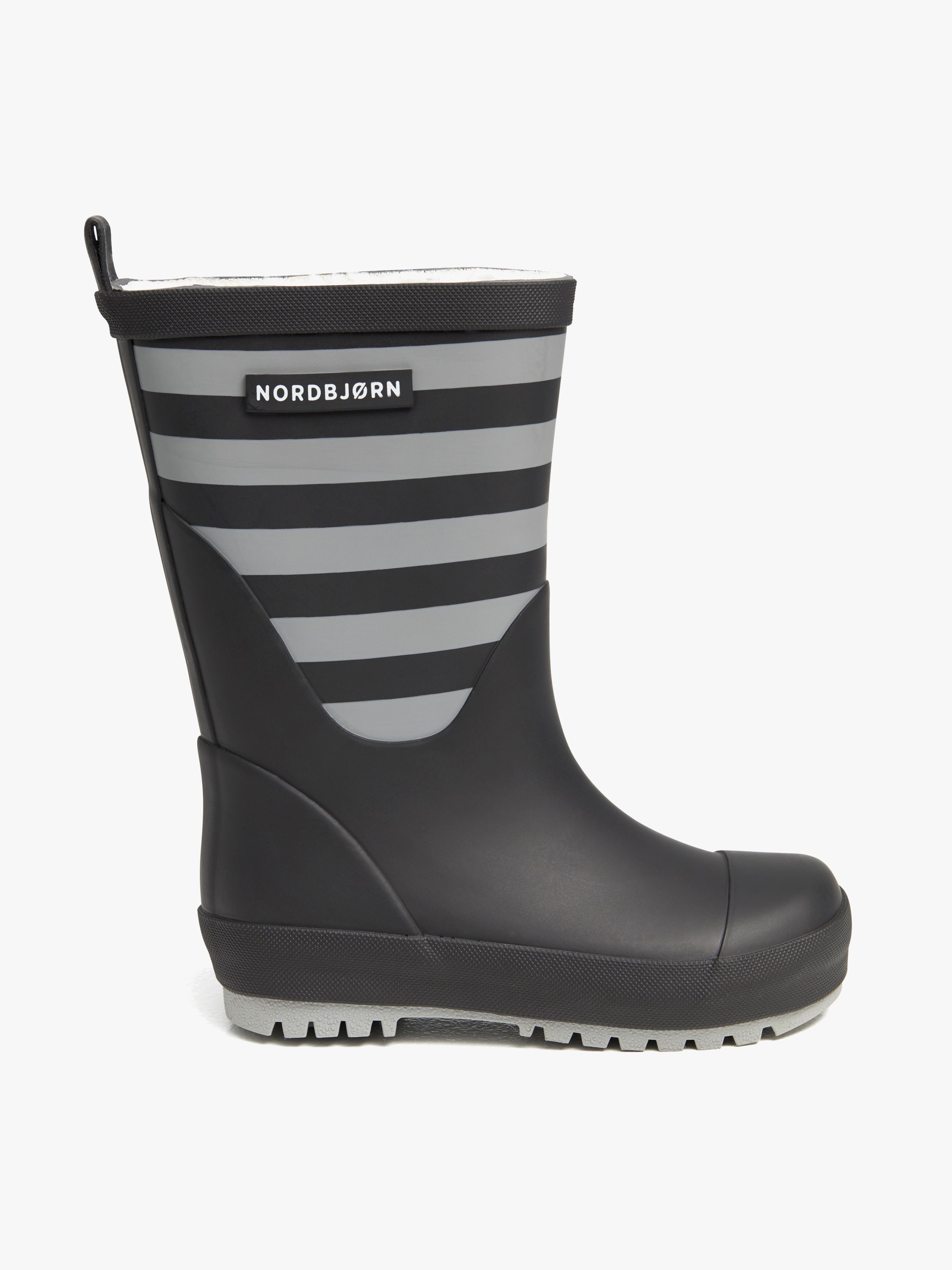 Nordbjørn Dunder Fodrade Gummistövlar, Grey/Black, 31