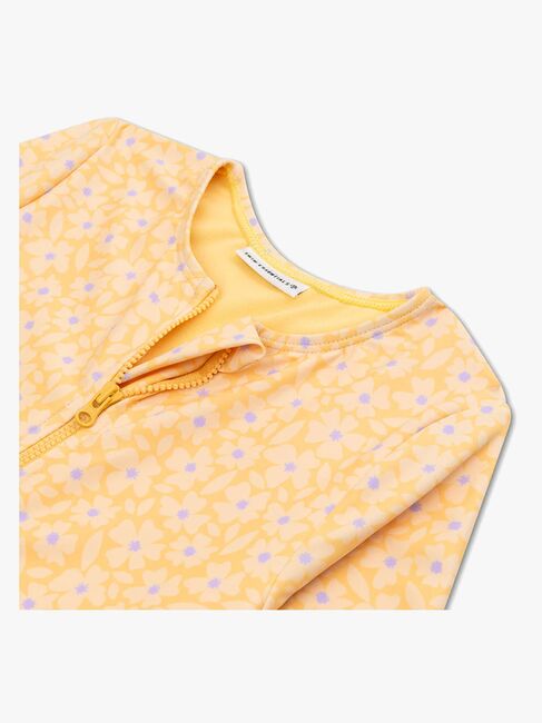 Swim Essentials  Långärmad UV-Dräkt, Florish Yellow