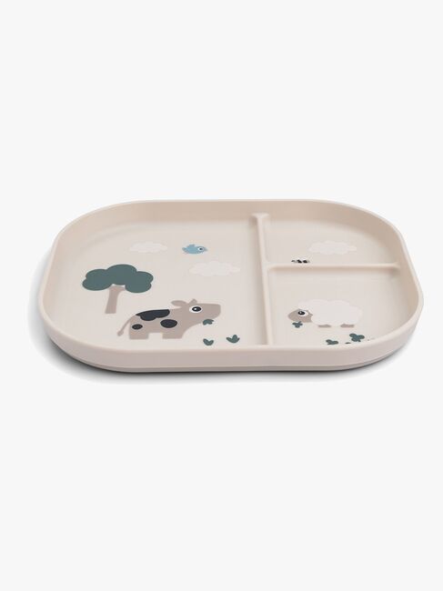 Done By Deer Tiny Farm Foodie Tallrik Delad, Sand