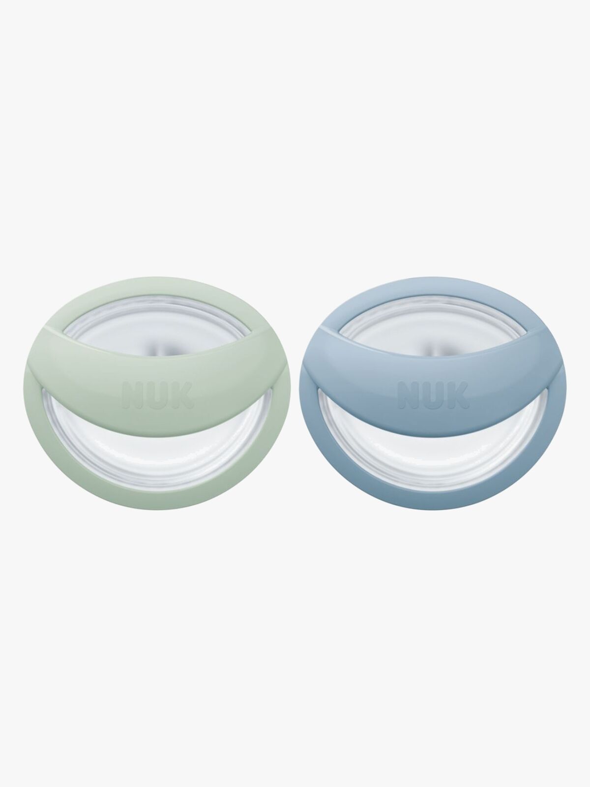 NUK Perfect Match Napp 2-Pack Stl 1, Green/Blue