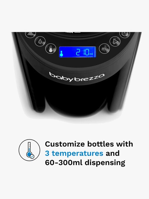 Baby Brezza Formula Pro Advanced Mjölkersättning- och Vällingmaskin, Black