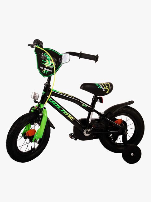 Volare Super GT Cykel 12 Tum, Svart/Grön