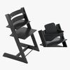 Stokke Tripp Trapp Matstol inkl. Babyset, Black