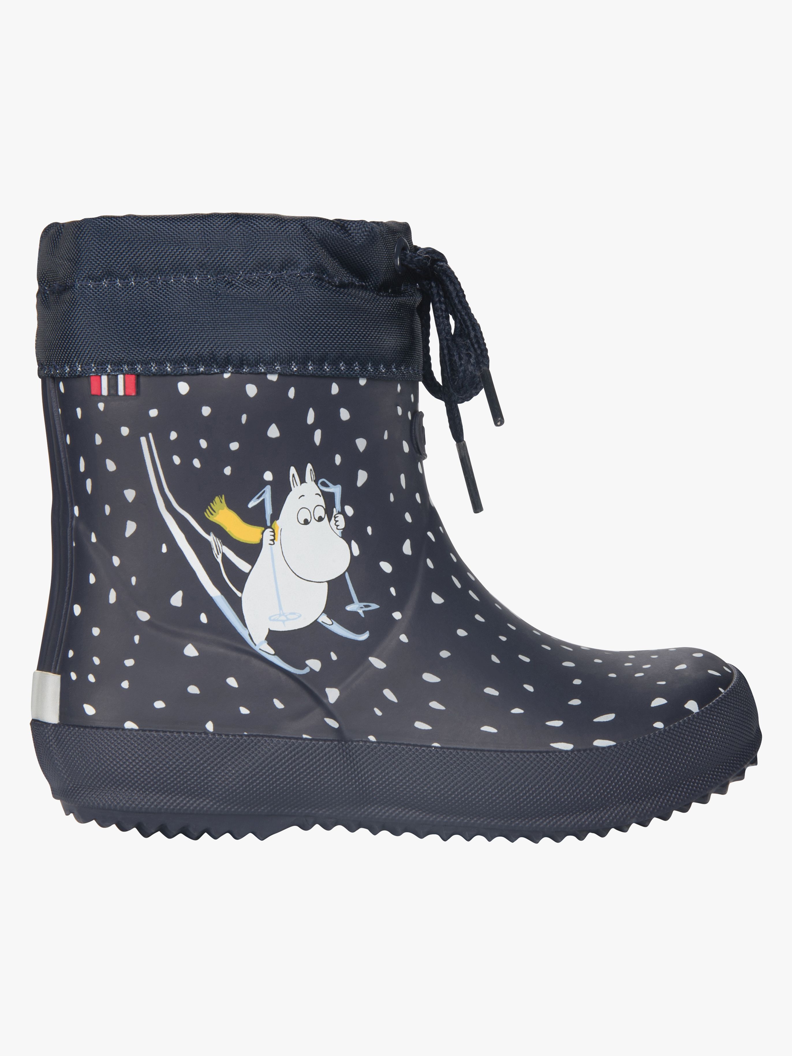 Viking Alv Indie Moomin Fodrade Gummistövlar, Navy, 29