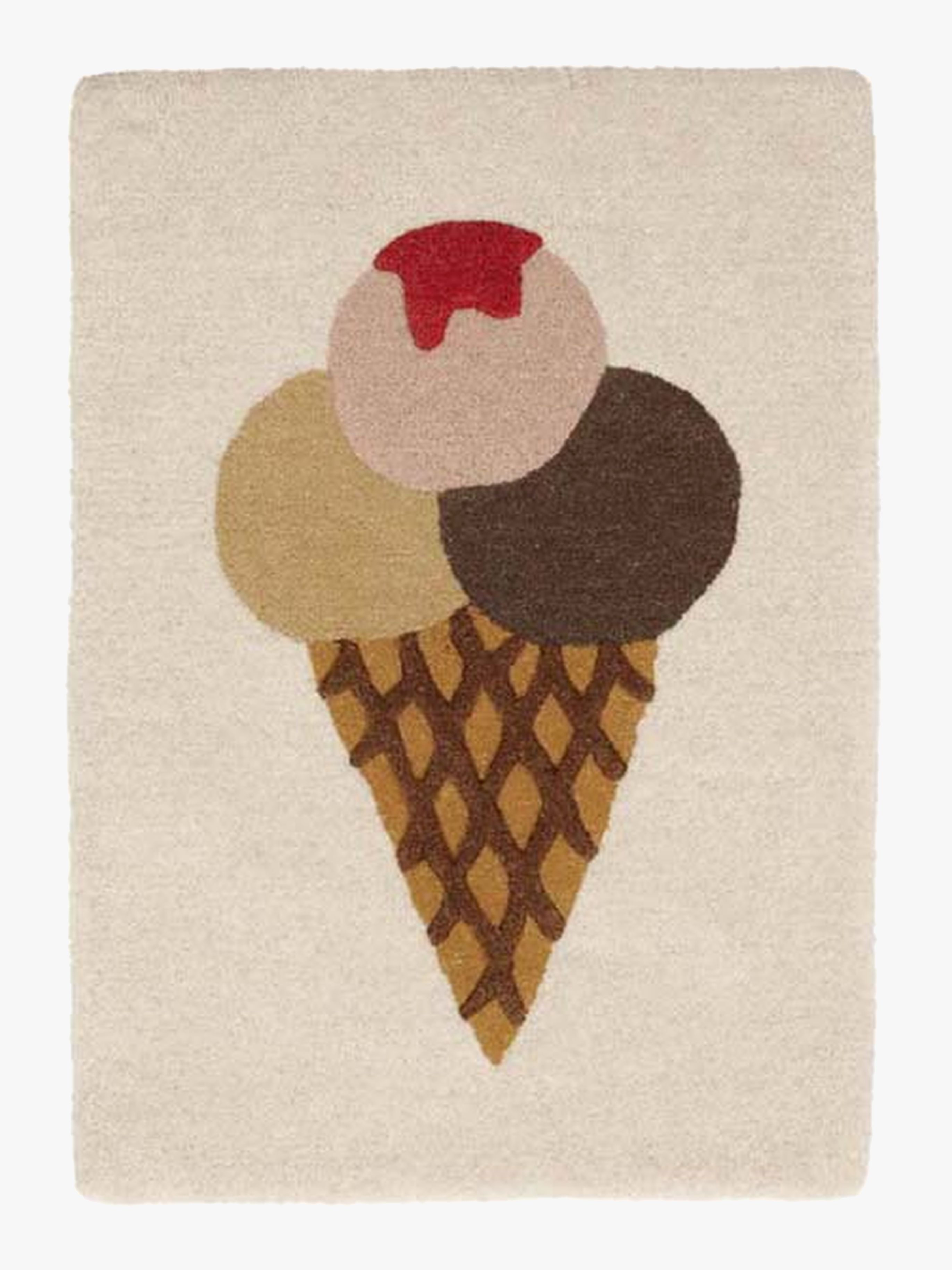 OYOY Ice Cream Tufted Miniature Barnmatta, Barnrum