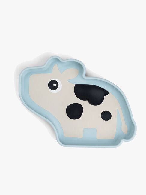 Done By Deer Stick & Stay Silikontallrik, Dotti Blue