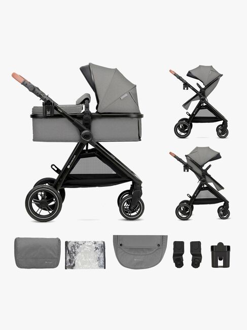 Kinderkraft ESME 2-in-1 Duovagn, Moonlight Grey