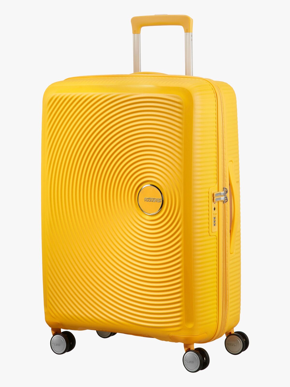 American Tourister Soundbox Spinner Resväska 71.5L, Golden Yellow